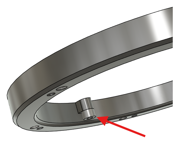 Placement of the shims