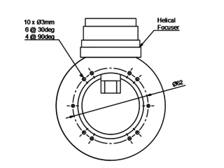 OAG M48 Camera Side Drawing