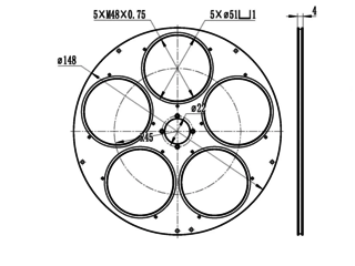 Ogma OFW5X2 Carousel Mechanical Drawing