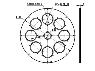 Ogma OFW812 Carousel Mechanical Drawing