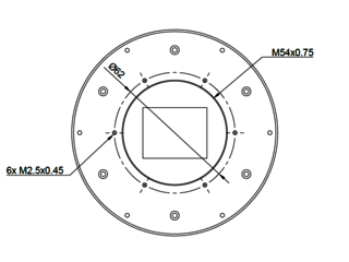 ZTilter Drawing: Front Face