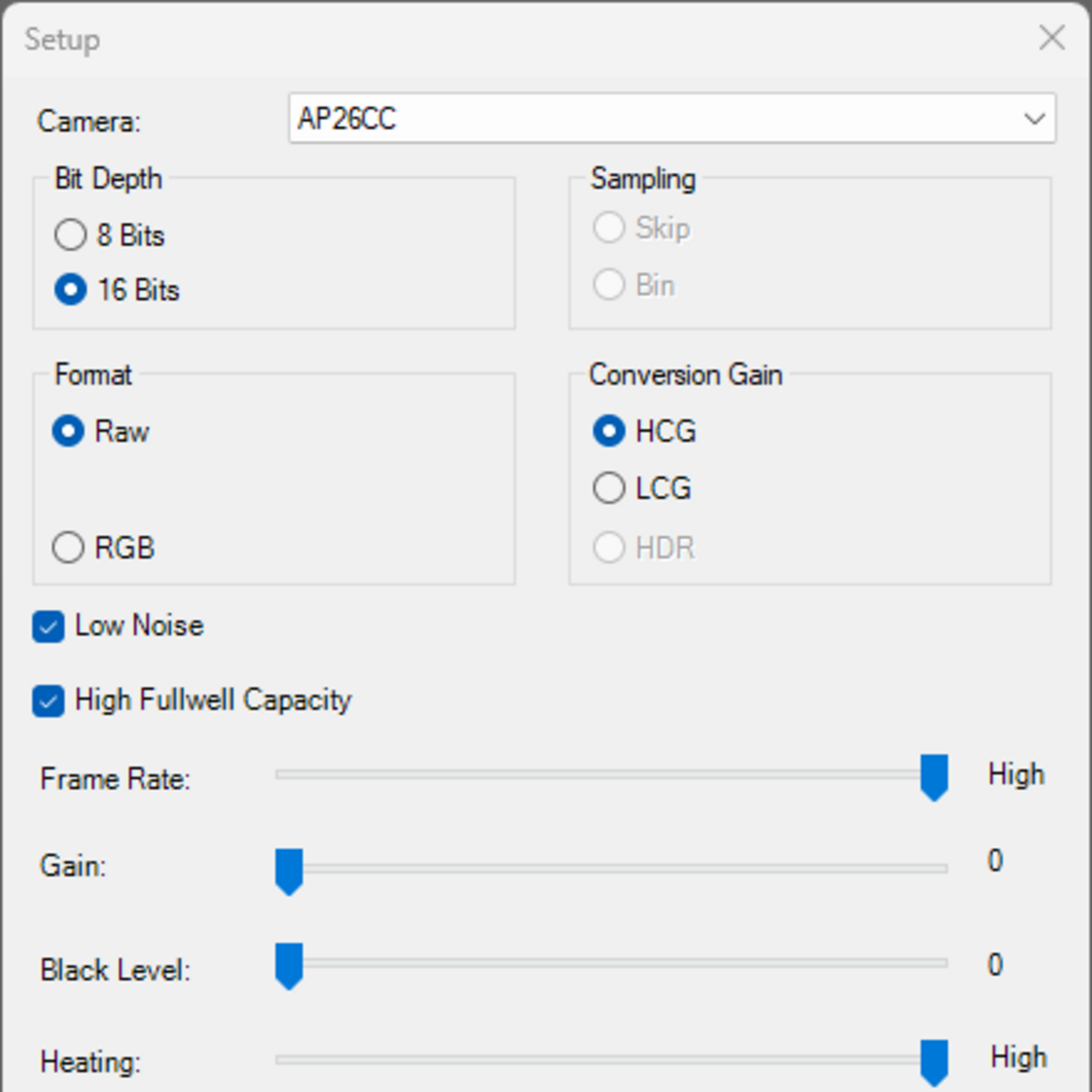 ASCOM USB 3.0 connection