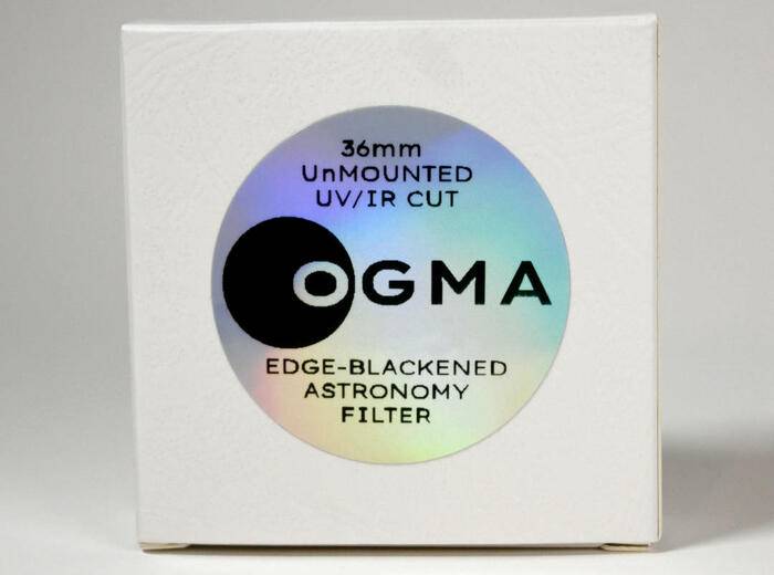 Ogma 36mm Astronomy Filter Unmounted Edge Blackened