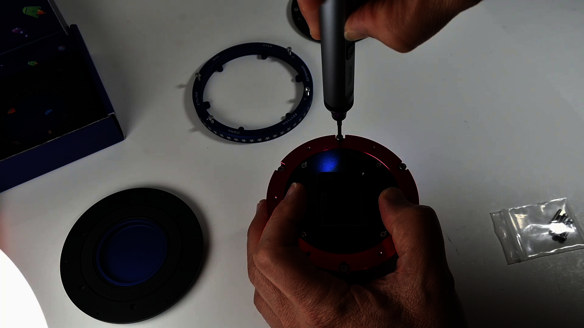 Remove Protective Glass Screws