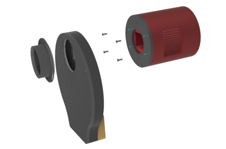 For camers using screws